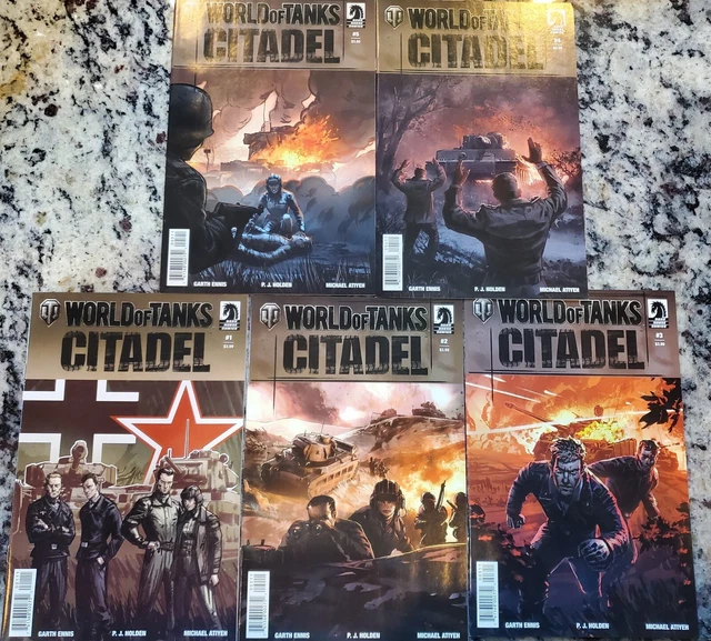 World of Tanks: Citadel #1-5 Complete Series Set Dark Horse Comics 1 2 3 4 5