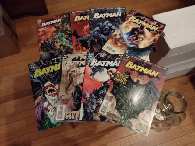 Batman Hush Lot : 611 612 613 614 616 617 618 & 619  Fn/Vf  Dc Comics 2003