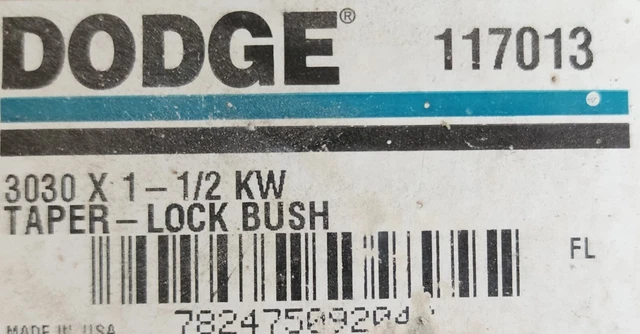 Dodge 117013 3030 1 1/2" Taper - Lock