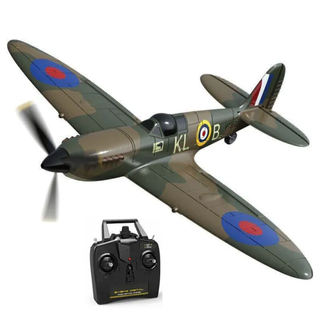 Eachine Spitfire V2 RC Warbird 2.4G 400mm Wingspan RTF AU Stock