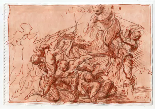 Prova artista Bozzetto Riproduzione Disegno Michelangelo Battaglia Cascina