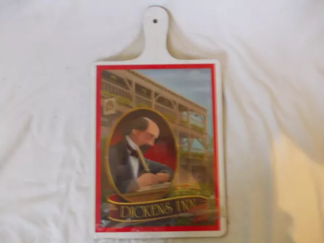Vintage Pub World Collectable Chopping/Cheese Board Heat Resistant Dickens inn