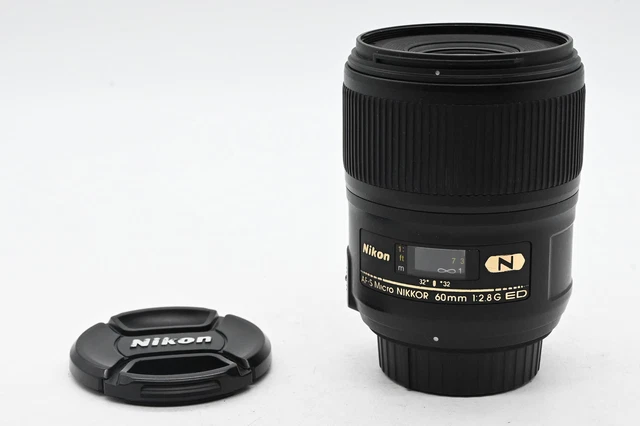 Nikon Nikkor AF-S 60mm f2.8 G SWM ED Micro IF Lens #164