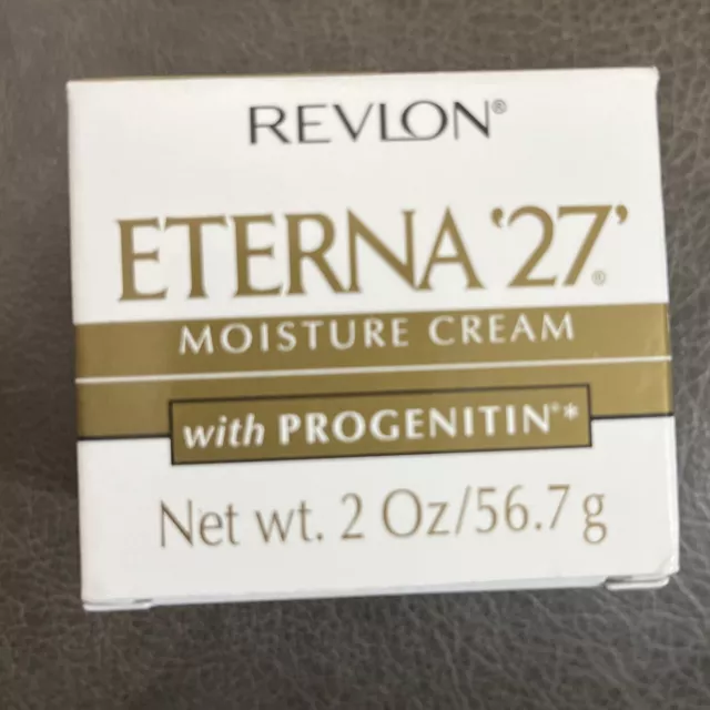 Revlon Eterna '27' Moisture Cream with Progenitin, 2 oz./56.7g  NEW