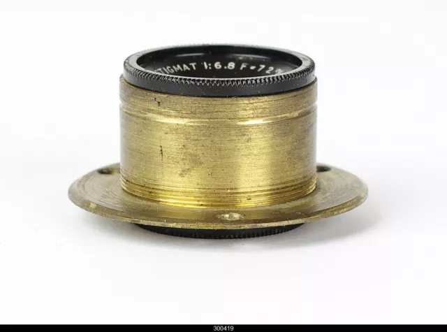 Lens France Hermagis Aplanastigmat 6,8/72mm No.252985 Lens France Hermagis Aplanastigmat 6,8/72mm No.252985