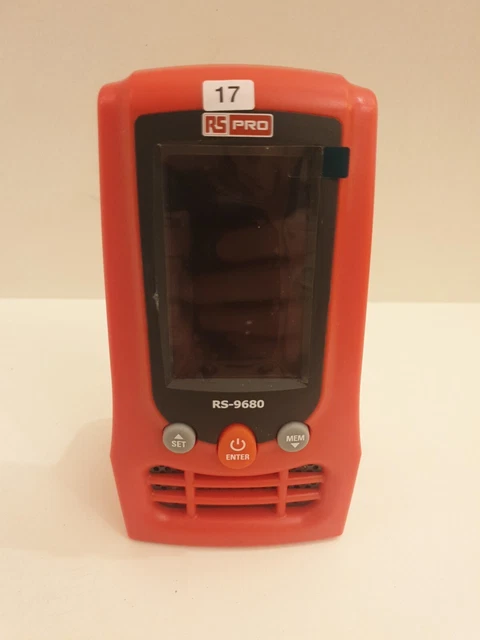 RS PRO RS-9680 Air Quality Meter for Formaldehyde, Humidity PM 2.5, PM 10 (A-17)