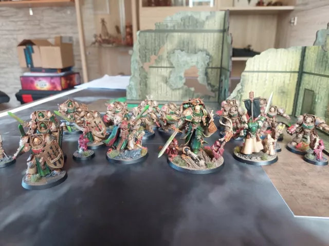 Warhammer 40k Dark Angels Army Painted