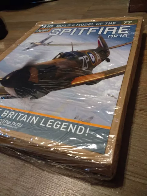 BUILD A MODEL OF THE SPITFIRE MK IA ISSUE 78 HACHETTE Magazine FREE P&P