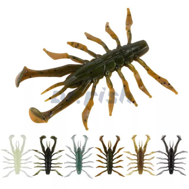 GAMBLER BURNER CRAW 4 inch Soft Plastic Craw 7pk Vibrating Jig Trailer Bass  Bait $9.28 - PicClick