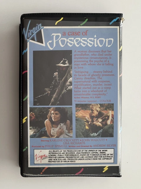 A CASE OF Possession [VHS] Virgin Big Box Clamshell Ex-Rental Video ...