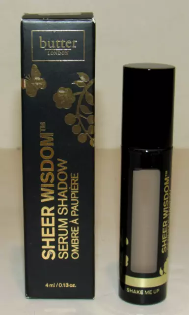 Butter London Sheer Wisdom Serum Eye Shadow DRIFTWOOD 0.13 Oz 4 mL Full Size NIB