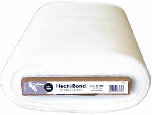 Heat n Bond Fusible Fleece - High Loft - Iron On Bag Making - Lengths up to 10m