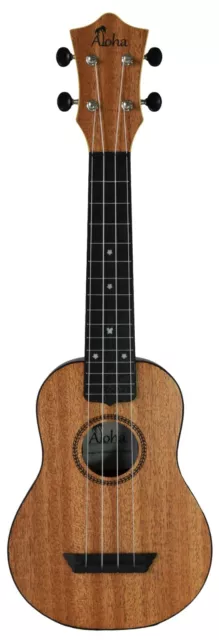 Ukelele ABS30 caoba con sintonizador, bolsa, tapa y paquete de cuerdas (envío gratuito EE. UU.) 2