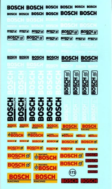 decals decalcomanie deco divers bosch 1/24