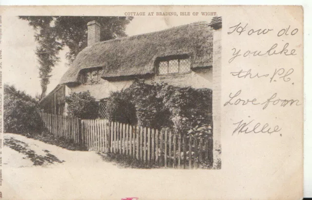 Isle of Wight Postcard - Cottage at Brading - Ref 19499A