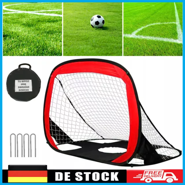 2-in-1 Fussballtor Set für Kinder Garten Fussball Mini-Tor Fußballtor Ball Tore