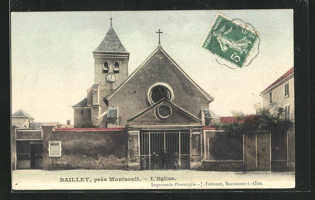 CPA Baillet, L´Église