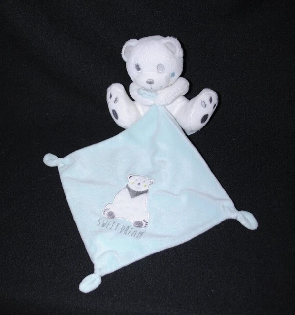 Doudou ours bleu SIMBA TOYS NICOTOY  mouchoir étoiles sweet dreams TTBE
