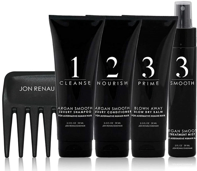 Jon Renau Human Hair Wig Care Travel Kit, 5 Piece Set Jon Renau Human Hair Wig Care Travel Kit, 5 Piece Set