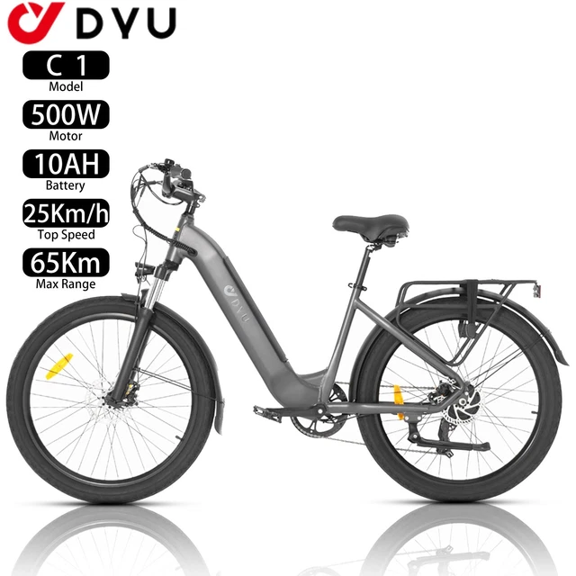 Dyu Mini Velo Electrique Adulte DYU VÉLO ÉLECTRIQUE C1 5OOVV Peak
