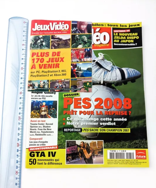 Magazine - Jeux Vidéo - PES 2008, Rogue Galaxy, GTA IV