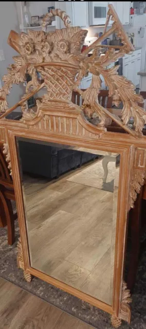 French hand-carved Mirror