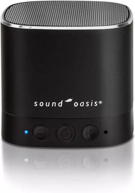 Sound Oasis Pink Noise Bluetooth Machine for Sleeping, 20 Black
