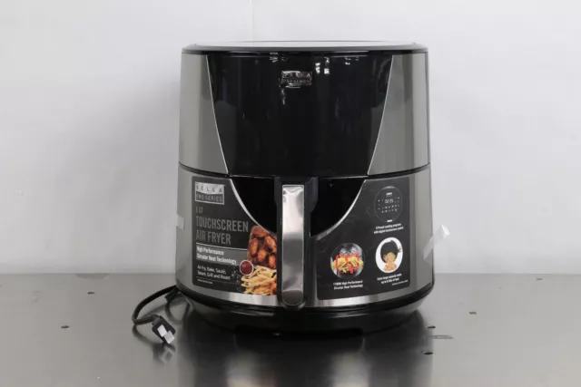 Bella Pro Series - 8-Qt. Digital Air Fryer with Divided Basket - Black