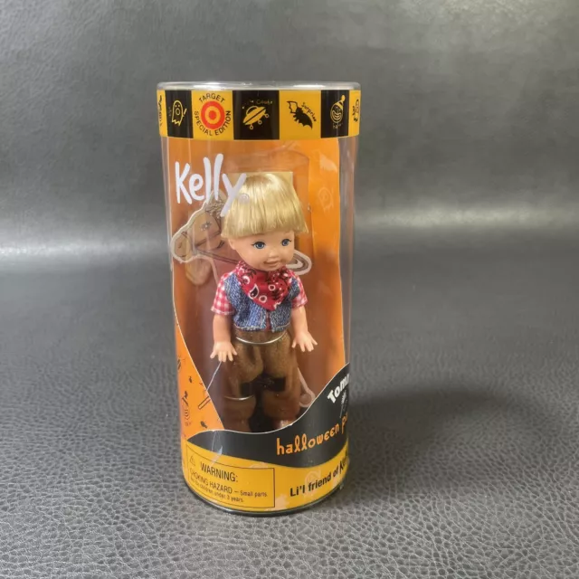 Kelly Doll TOMMY Halloween Party Sister Of BARBIE Cowboy Mattel Vintage 2000 5”