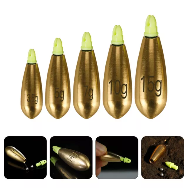 5 Pcs Fishing Supply Luminous Pendant Gift Lures for Crappie Outdoor