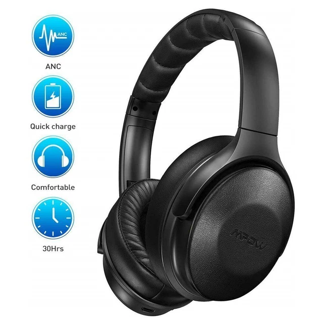 MPOW H17 ACTIVE Noise Cancelling Bluetooth Wireless Foldable Headphones 18.99 PicClick UK