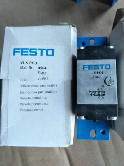 1PCS FOR FESTO VL-5-PK-3 4504 Pneumatic Control Valve