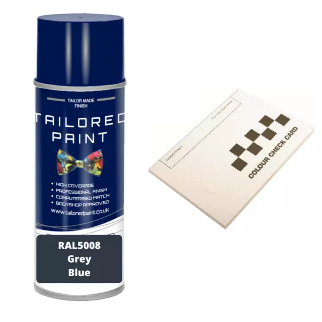 RAL5008 GREY BLUE Satin Aerosol Paint Outdoor Indoor Metal Wood Furniture