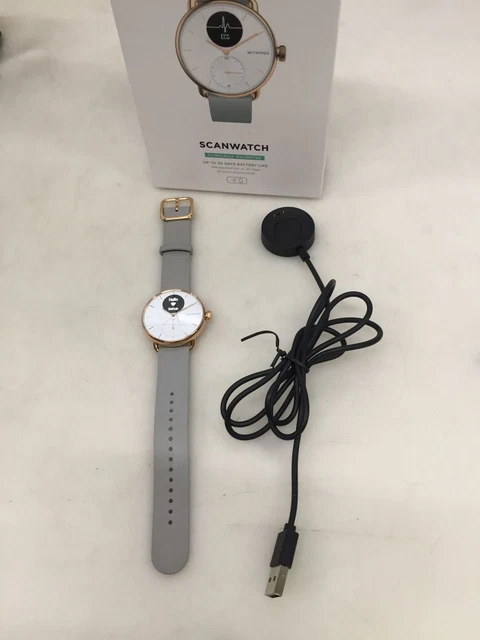 Bracelet Acier Inoxydable 18mm Pour Withings ScanWatch 38mm/Move 38mm - Compatible Steel HR/Move ECG