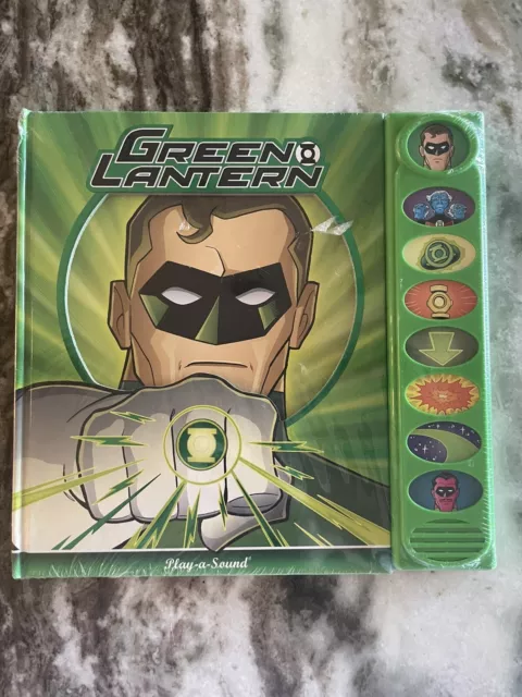 Green Lantern Play-a-Sound Book (DC Comics) 2011 Publications Int, New & Sealed