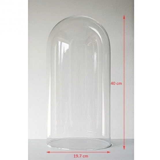 Acryl Vitrine Mit Schwarzem Sockel - 11,6cm Kuppelglocke Für Deko-Figuren & Sammlerstücke