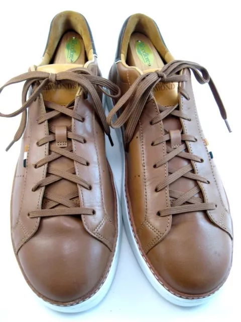 Allen Edmonds "ALPHA" Men's Leather Lace-Up  Casual Sneakers 10.5 EEE Tan (135N)