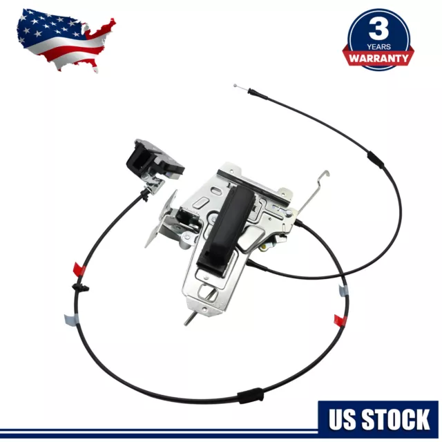 Right Side Sliding Door Latch Assembly W/cable For 1992-2019 Ford E150 E250 E350