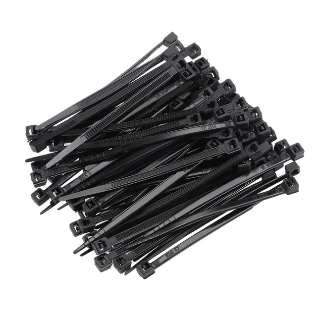 700 pezzi fascette per cavi 60 mm x 2,5 mm fascette per cavi autofissanti nylon nere