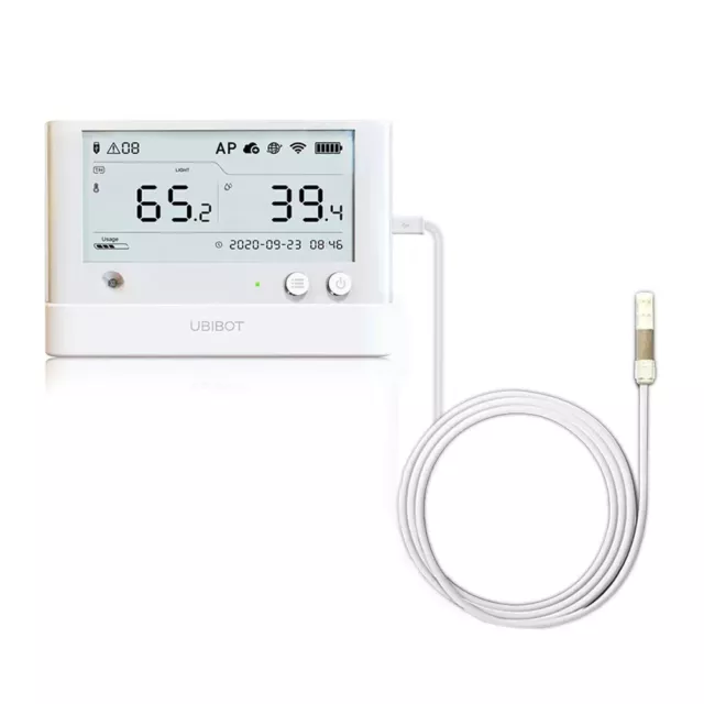 UbiBot WS1 Pro WiFi Temperature Humidity Monitor Data logger + Ext TH30S-B Probe