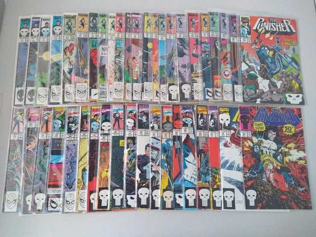 HUGE 1980's & 1990's Punisher MARVEL Comic Book Lot Of 46 See Pics For #'s VF