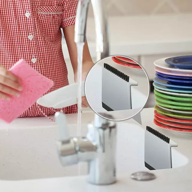 2-in-1 Multipurpose Kitchen Sink Squeegee Cleaner and BRAND NEW Brush V4V2