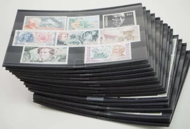 1987 Monaco; 14 komplette Jahrgänge ohne MiNr. 1787/90 & Bl., **/MNH, ME 1214,-