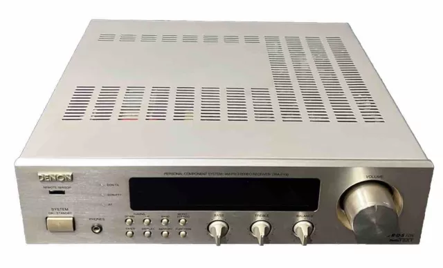 Denon DRA-F100 Personal Component System AM-FM Stereo Receiver / HiFi Amplifier