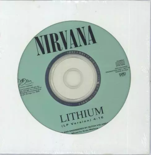 Nirvana (US) CD single (CD5 / 5") Lithium USA promo