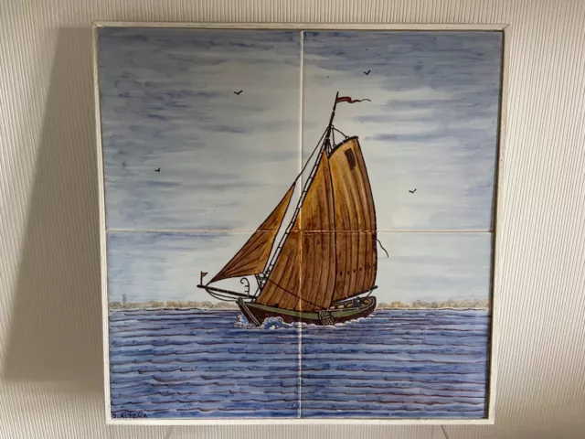 FREE SHIPMENT Unique TILE tableau Workum Altena Delft blue