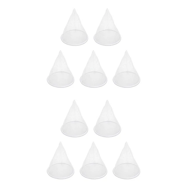 10x Matériel Apicole Filtre À Miel D'Abeille Nylon en Forme de Cône Miel Ta9922