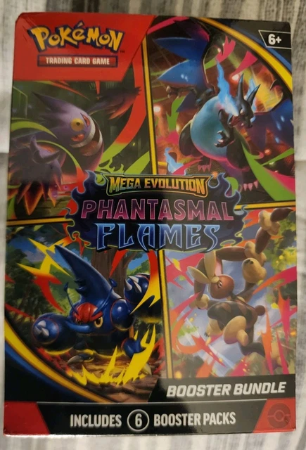 Booster Pokémon ME02 – Mega Evolution : Flammes Fatales – 10 Cartes Allemandes – Rare EX/Tera – Collection