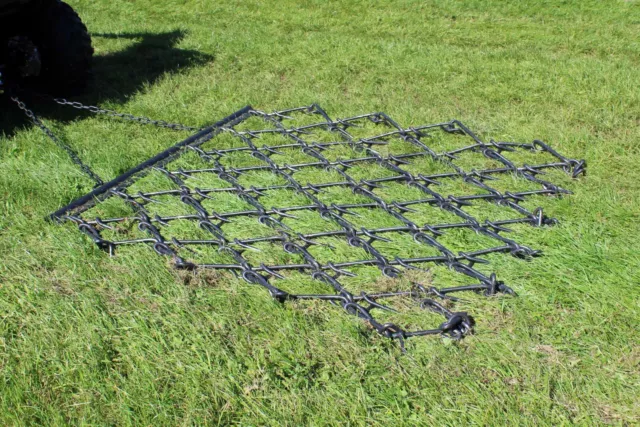 B-HC05 - British Drag Chain Harrow 5ft Wide 3 Way Tines