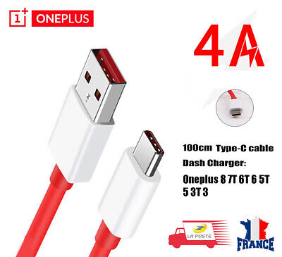 Oneplus Câble USB-C à USB 4A Charge Rapide et Transfert de Données